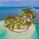 aerial photograph south water caye - photo credit tony rath