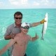 barracuda caught fishing off catamaran chartered vacation in belize