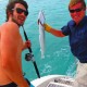 barracuda caught while fishing off luxury catamaran charter in belize