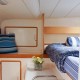 bedroom cabin on palometa luxury catamaran charter