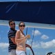 couples sailing and having cocktails on belize charter