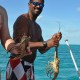 fishing for lobster with local charter with belize sailing vacations