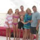 guest family photo while on charter enjoying vacation in belize