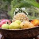 local fruit basket in jungle belize