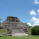 mayan temple in belize jungle