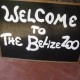 sign welcome to the belize zoo