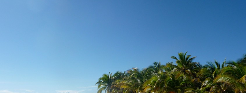 south water caye Island white sand beach belize