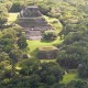 Xunantunich, Maya ruins aerial photo